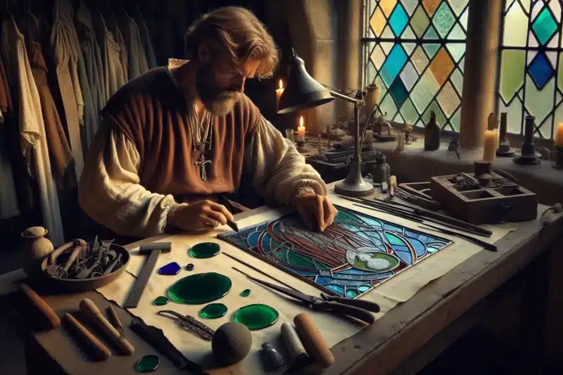 Glass og middelalderen: fra kirkekunst til praktiske bruksområder