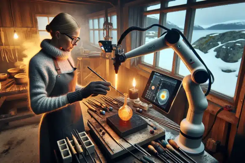 Fra tradisjon til teknologi: utviklingen av glassblåsing